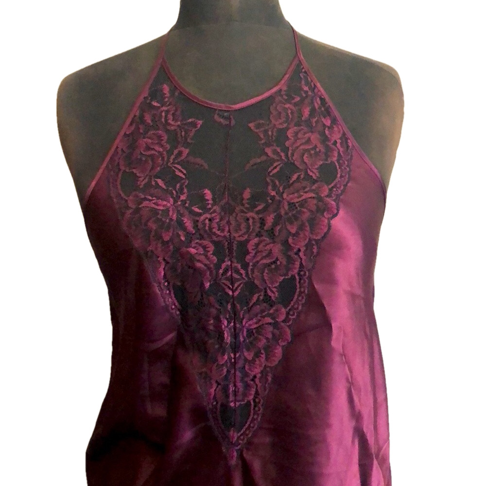 La Senza Dark Purple Negligée Size Medium